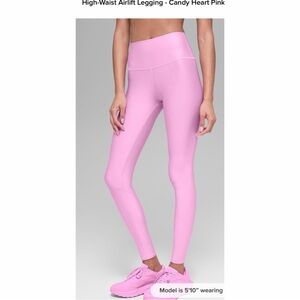 ALO Yoga High-Waist Legging in Candy Heart Pink